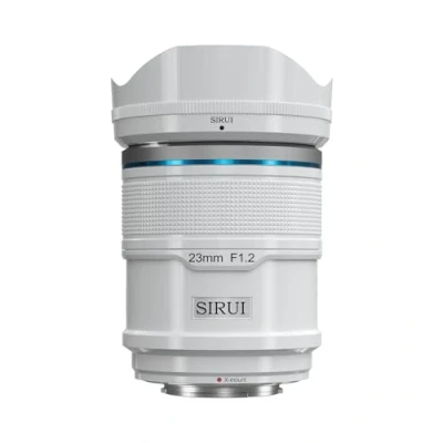 Abbildung von SIRUI Sniper 23 mm Autofokus Objektiv, F1.2 Weitwinkel APS C Kameraobjektiv (X Halterung, weiß)