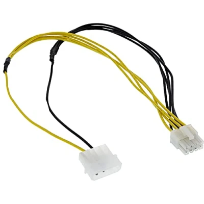 Abbildung von InLine 26630 Stromadapter, 4pol zu 8pol, Netzteil Mainboard, 0,45m