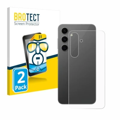 Abbildung von BROTECT (2 Stück Schutzfolie für Samsung Galaxy S24 FE (Rückseite) Displayschutz Folie Ultra Klar