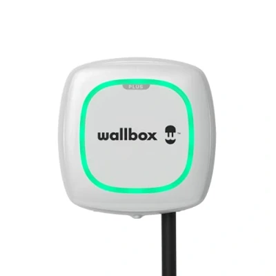 Abbildung von Wallbox Elektrofahrzeug Ladegerät Pulsar Plus, 22 kW, Typ 2, WLAN, Bluetooth, OCPP kompatibel, Weiß