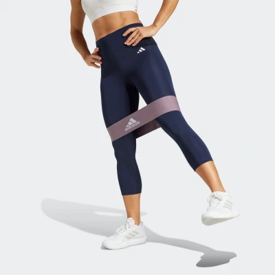 Abbildung von adidas Performance Optime Essentials Stash 3/4 Sporthose, Damen, Größe: XS, Legend ink