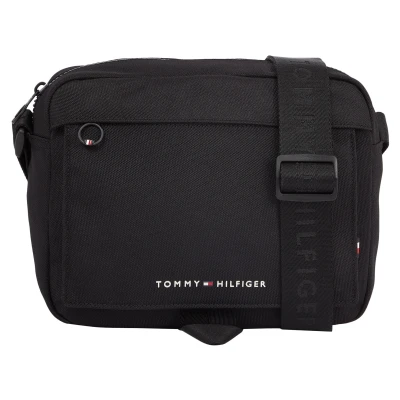 Abbildung von Tommy Hilfiger MINI Messenger Umhängetasche, Herren, Größe: One Size, Black