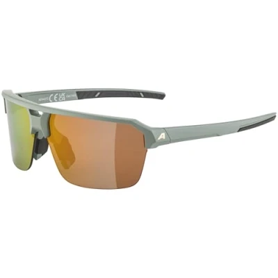 Abbildung von ALPINA SWIFT HR, Sportbrille für Erwachsene, willow green matt, One Size, 100% UV A , B und C Schutz