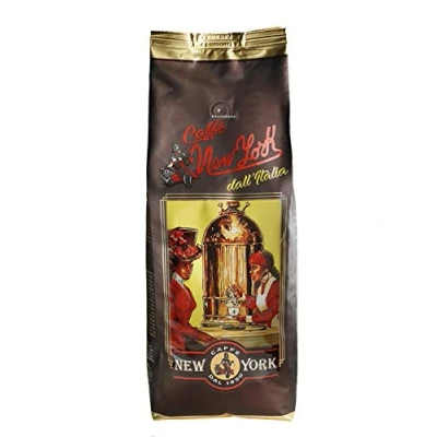 Abbildung von Kaffee New York EXTRA P Kaffeebohnen, kräftiger und entschiedener Geschmack, Arabica Robusta Bohnen, zum Mahlen, italienischer Espresso, Barmischung hohe Qualität seit 1930 1 kg, Bohnen
