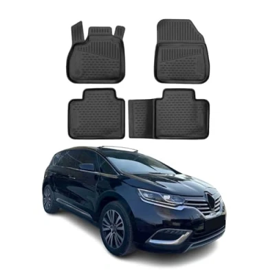 Abbildung von OMAC 6153444 Fußmattensatz Gummi, TPE (thermoplastischer Elastomer) 4 schwarz RENAULT: Espace 5