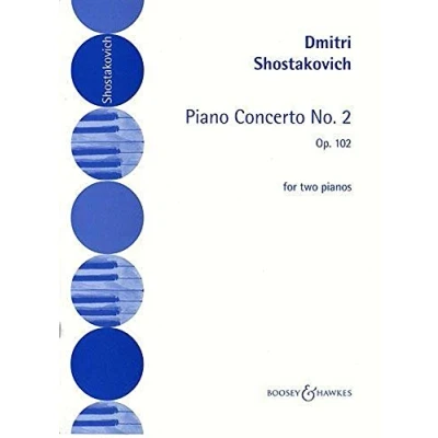 Abbildung von Piano Concerto No. 2: op. 102. Klavier und Orchester. Klavierauszug für 2 Klaviere.