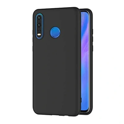 Abbildung von AICEK Compatible Huawei P30 Lite Hülle, Schwarz Silikon Schutzhülle Case TPU Bumper Handyhülle (6,15 Zoll)