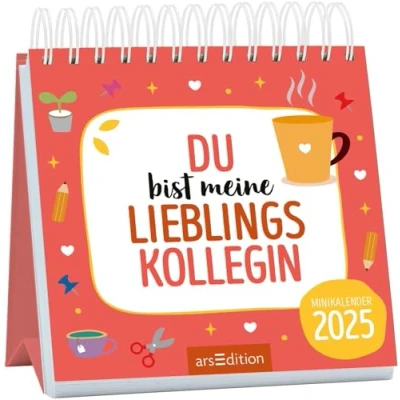 Abbildung von Mini Monatskalender Du bist meine Lieblingskollegin 2025: Zauberhafter im Miniformat für tolle Kolleginnen
