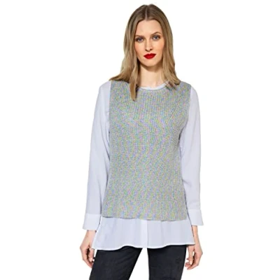 Abbildung von Street One IN Multicolour Strickpullover, Damen, Größe: 38, Lila