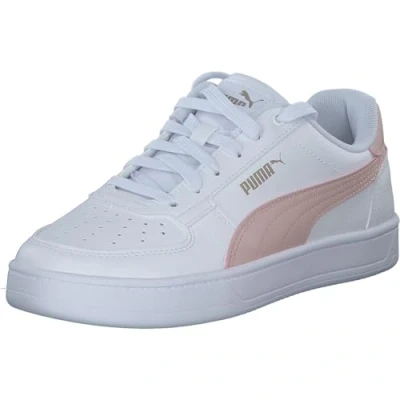 Abbildung von Puma Caven 2.0 Unisex Sneaker low, Größe: 44, White/rose quartz/gold Hochwertiges lederimitat
