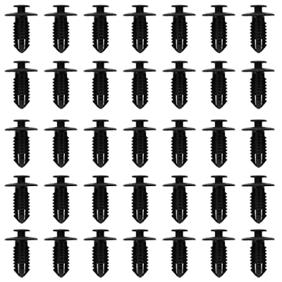 Abbildung von the Lord of Tools 50 Stück Kunststoff Nieten Befestigungsclips A1249900492 für Radlaufverkleidung, 7 mm Loch, kompatibel mit Mercedes E Klasse CLS CLK W202 W203 W204 W205