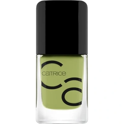 Abbildung von CATRICE ICONAILS Gel Lacquer, Nagellack, Nr. 176, Grün, langanhaltend, glänzend, acetonfrei, vegan, ohne Mikroplastikpartikel, Konservierungsstoffe, 1er Pack (10.5ml)