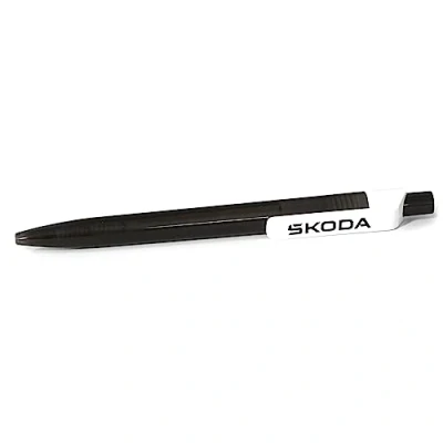Abbildung von Skoda AVF01 004 Kugelschreiber Kuli Stift, schwarz transparent