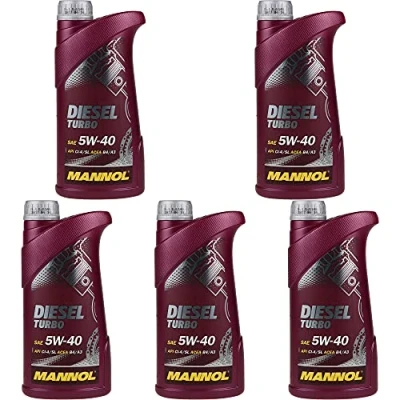 Abbildung von QR Parts Set 85459331 MN7904 1 5x1 Liter Original MANNOL Motoröl Diesel Turbo 5W 40 Engine Oil Öl