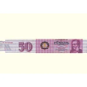Abbildung von Zollstock 50 Mark Ossi Artikel für Ostalgiker DDR Produkte