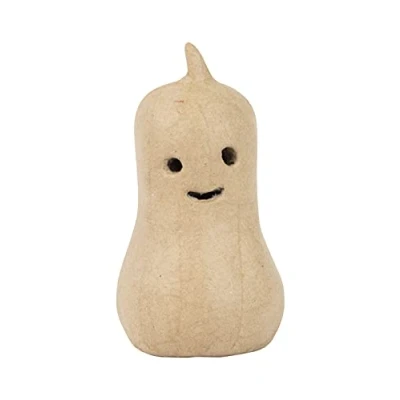 Abbildung von Decopatch Décopatch SA227C Butternut Kürbis aus Pappmaché, 16 cm, einfach zum Verzieren, Kartonbraun, 1 Stück