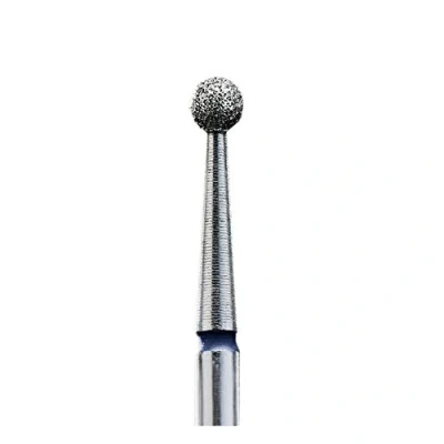 Abbildung von STALEKS Pro Diamant Nagelbohrer FA01 &quot;Ball&quot; mittelblau, 2,7 mm, 1 Stück, FA01B027