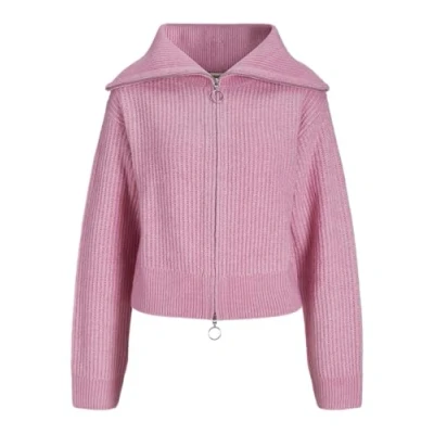 Abbildung von JJXX Gilly Diverse Strickjacke, Damen, Größe: Medium, Moonlite mauve