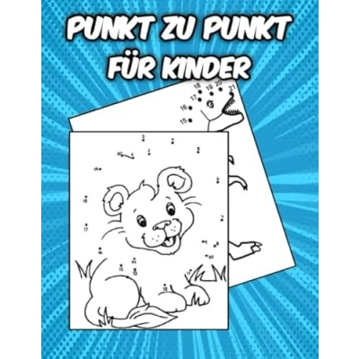 Abbildung von punkt zu für kinder: zahlen verbinden kinder ab 4 8