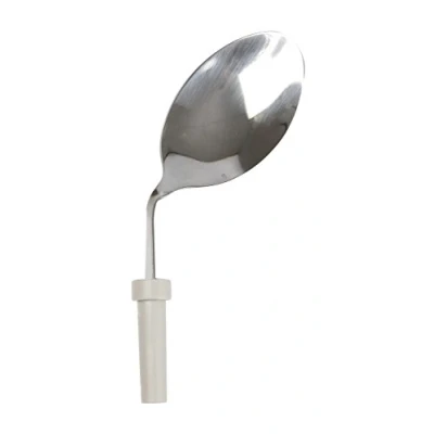 Abbildung von Homecraft Kings Angled Cutlery Utensils, Left Handed Spoon, (Eligible for VAT Relief in the UK) Adaptive Dining Aid Limited Wrist or Arm Movement, Elderly, Disabled, Arthritis, Make Eating Easier