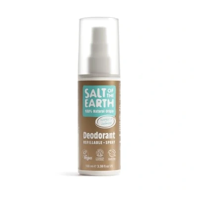 Abbildung von Salt Of The Earth Natürliches Deospray, Ingwer &amp; Jasmin Vegan, Langanhaltender Schutz, Nachfüllbar, Ohne Tierversuche 100 ml