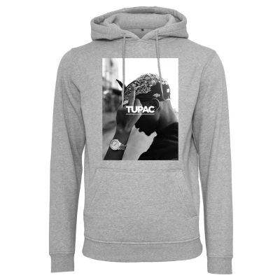 Abbildung von Mister Tee THE World Kapuzenpullover, Herren, Größe: Large, Heather grey