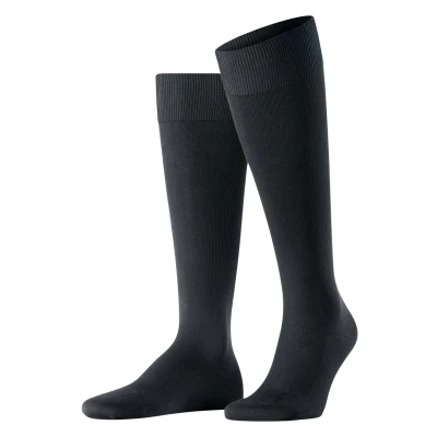 Abbildung von Falke Energizing Cotton Kneehigh Compression Kniestrümpfe Dark navy, Herren, Größe: 41/42, navy