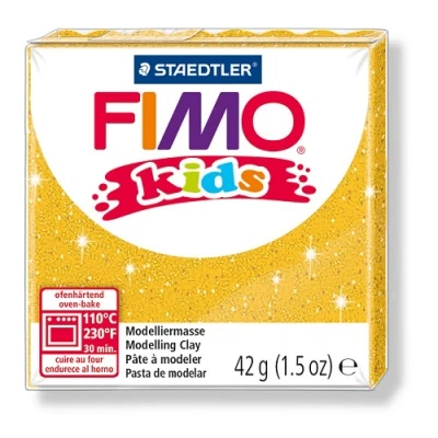Abbildung von Fimo kids boetseerklei 42 g glitter goud