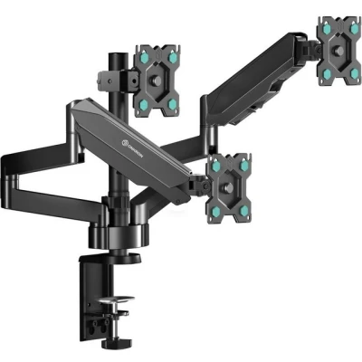 Abbildung von ONKRON G280 Dreiarm Monitor Halterung, (bis 32,00 Zoll, Dreiarm, neigbar (35 bis 35 Grad), schwenkbar 180)