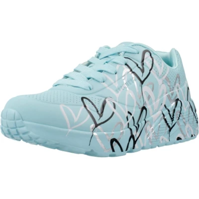 Abbildung von Skechers UNO LITE Sneaker low turquoise/multicoloured für Kinder, Größe: 31, Turquoise/multi/coloured Schuhe