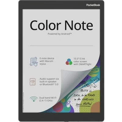 Abbildung von PocketBook Color Note e book reader Touchscreen 32 GB Wi Fi Black, Blue