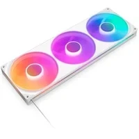 Abbildung von NZXT F420 RGB Core 420mm Einzelframe Lüftereinheit mit 3 x 140mm Lüftern Geschwindigkeits und Beleuchtungssteuerung Hoher statischer Druck Luftstrom Fluiddynamische Lager Weiß