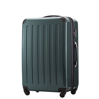 Abbildung von HAUPTSTADTKOFFER Alex Großer Hartschalen Koffer, TSA, 4 Doppel Rollen, Trolley, Rollkoffer, Reisekoffer, Volumenerweiterung, 75 cm, 119 Liter, Waldgrün