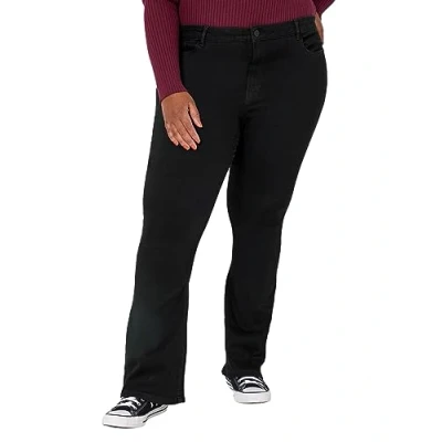 Abbildung von Noisy May Nmsallie Flare Jeans Bootcut, Damen, Größe: 44x32, Black