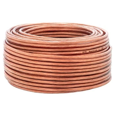 Abbildung von DCSk 50m 2x4mm² Lautsprecherkabel transparent OFC Kupferkabel für HiFi/Audio 99,99% Kupfer Boxenkabel mit Isolierung