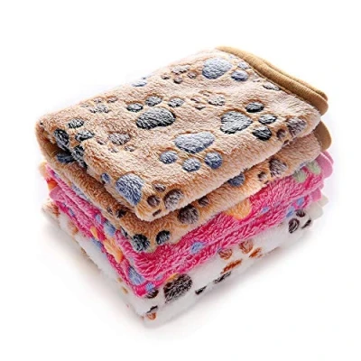 Abbildung von luciphia Hundedecke Katzendecke Waschbar, 1 Pack 3 Decken für Kleine Mittlere Hunde Katzen, Kuscheldecke Hund Flauschig Weiche Warme Fleece Haustier Decken, Unterwegs, Sofa 76 * 52CM