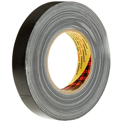 Abbildung von 3M Premium Gewebeklebeband 389, 25 mm x 50 m, Schwarz (1 er Pack)