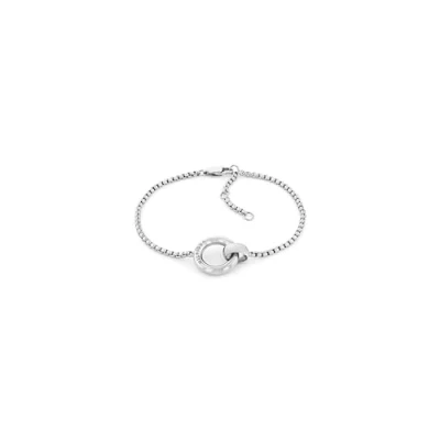 Abbildung von Tommy Hilfiger Circles Armband silvercoloured, Damen, Größe: One Size, Silver coloured