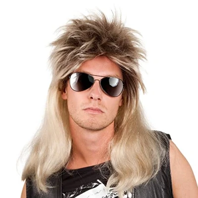 Abbildung von Boland Kostüm Perücke Rockstar für Fasching
