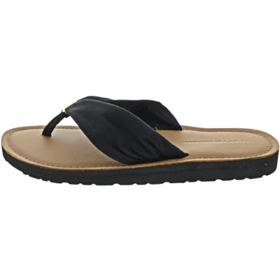 Abbildung von Tommy Hilfiger Elevated Beach Zehentrenner, Damen, Größe: 37, Black Schuhe