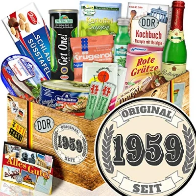 Abbildung von Original seit 1959 ++ Ostpaket DDR Spezialitäten Geburtstag