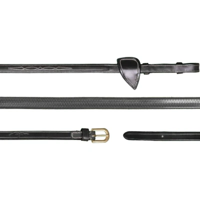 Abbildung von Dyon Zügel Rubber 1/2 Schwarz Pony