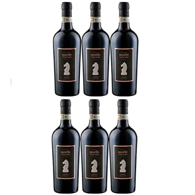 Abbildung von Castello Toscano Chianti Sangiovese DOCG Rotwein Wein Trocken Italien I Visando Paket (6 x 0,75l)