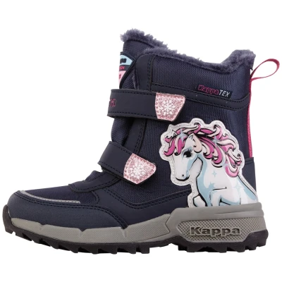 Abbildung von Kappa Unisex Snowboot/Winterstiefel für Kinder, Größe: 29, Navy/pink Schuhe
