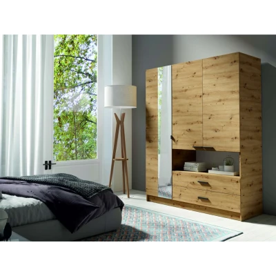 Abbildung von INOSIGN Kleiderschrank Laredo Wäscheschrank komplette Innenausstattung, 158,3x200,5x55cm Garderobe mit offenem Fach, 3 Türen und 2 Schubladen, FSC