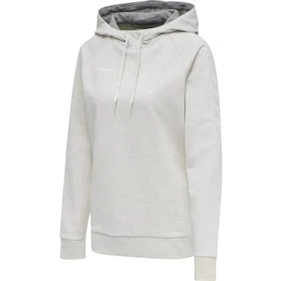 Abbildung von Hummel Hmlgo Kapuzenpullover, Damen, Größe: XL, Egret melange