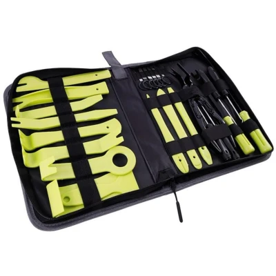 Abbildung von CARMOTION 63684 Montagehebel Satz 26 Systemwerkzeugtasche Nylon, Werkzeugstahl