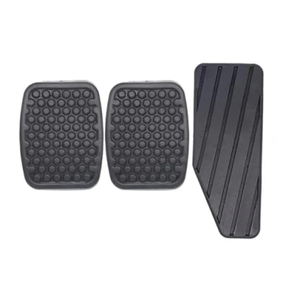 Abbildung von Jodriva 49451 60B00 49751 79001 Gummi Bremskupplungspedal Fußpolster for Autos, Swift, Daewoo, Matiz Tico, Austausch der Beschleunigerabdeckung Pedalauflagen für Auto Fußstütze(3Pc)