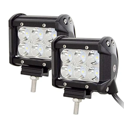 Abbildung von AUXTINGS 4 inch 18W Spot LED Work Light Bar Driving Lamp 1440LM 6000K,2 Piece