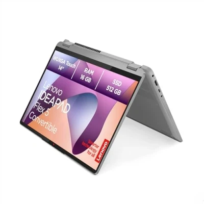 Abbildung von Lenovo IdeaPad Flex Convertible 5 Laptop 14&quot; WUXGA Display AMD Ryzen 7 7730U 16GB RAM 512GB SSD Radeon Grafik Windows 11 Home QWERTZ grau 3 Monate Premium Care